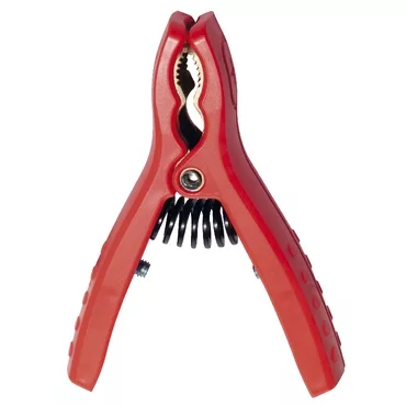 Red Insulated Curved Clamp 120A