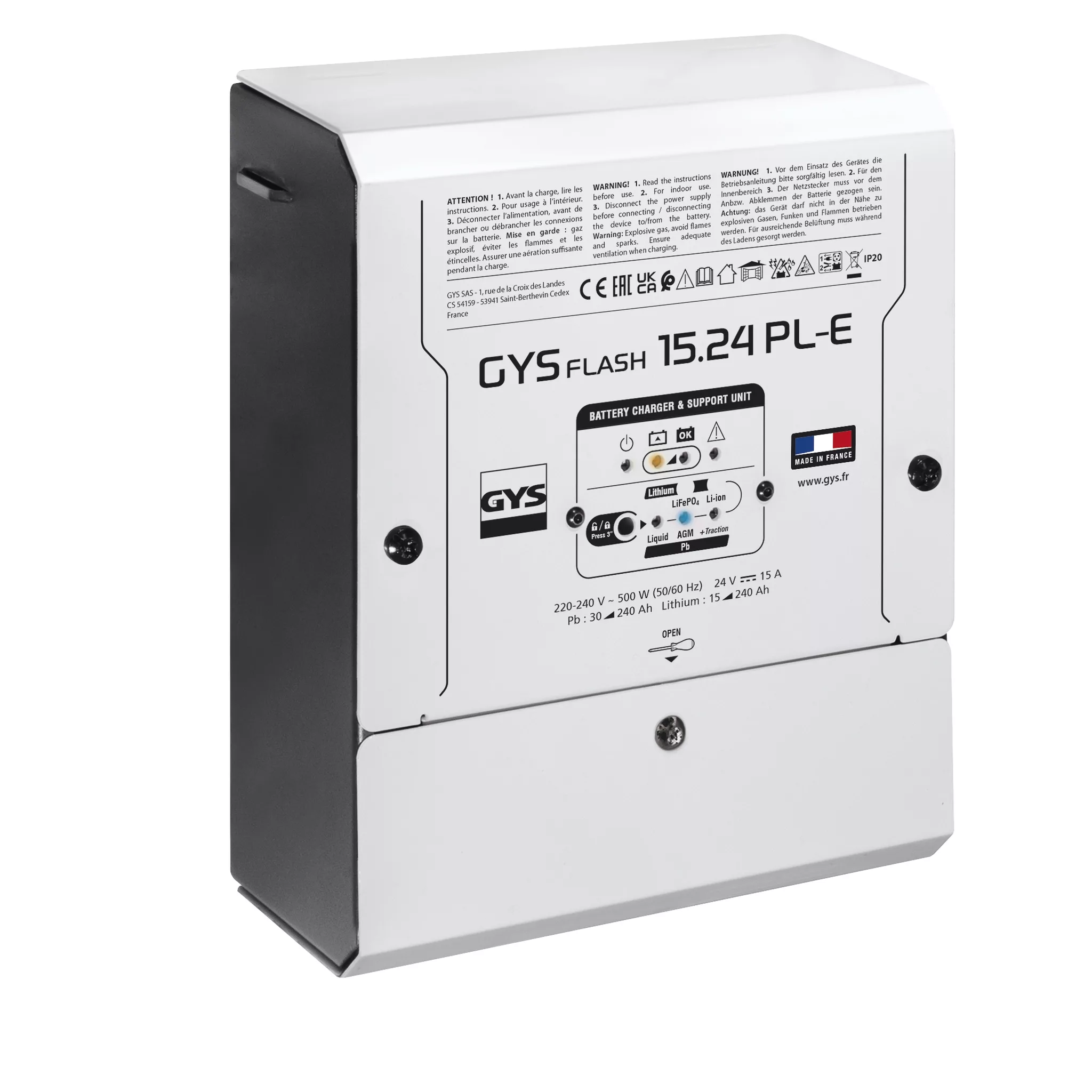 GYSflash 15.24 Charger Pl-E GYSflash 15.24 Charger Pl-E