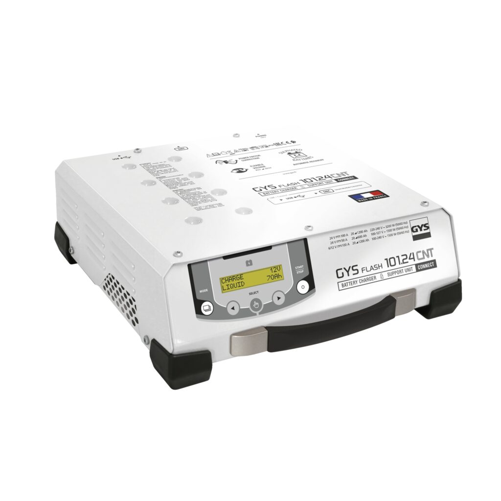 GYSflash 101.24 Charger Cnt-Fv 5M Cables