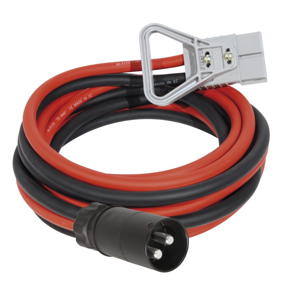 Cables 2.0M – 50Mm² + Nato Connector 1000A For Startpack Pro 12.24 Xl