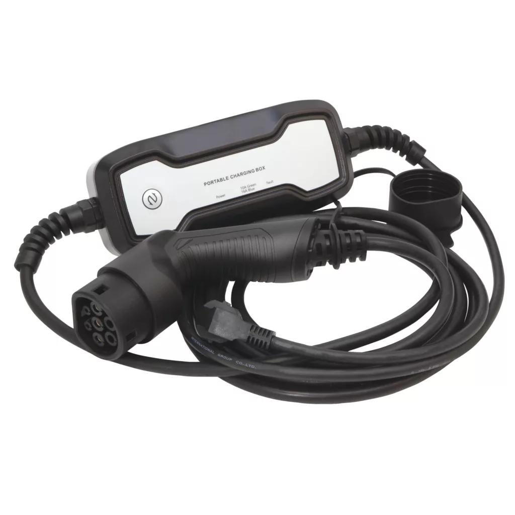 Charging Cable Ev Plug 16A/T2 5M – 10/16A Adjustable 1Ph 3.6Kw