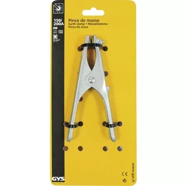 Earth Clamp Croco A200.35 (200A / 35Mm²) – On Card Earth Clamp Croco A200.35 (200A / 35Mm²) – On Card