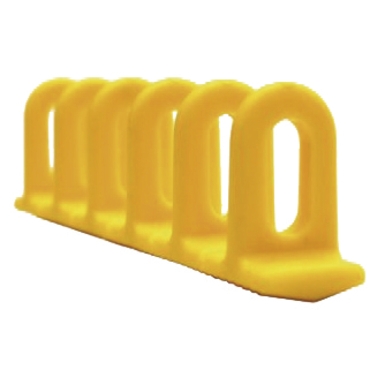 Set Of 3 Yellow Conical Plastic Multipads (6X22X156Mm)