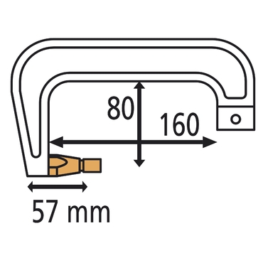 Rc1 Arm (160X80Mm) With Cap (X2) Rc1 Arm (160X80Mm) With Cap (X2)