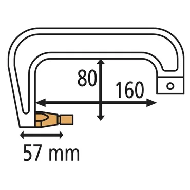 Rc1 Arm (160X80Mm) With Cap (X2) Rc1 Arm (160X80Mm) With Cap (X2)