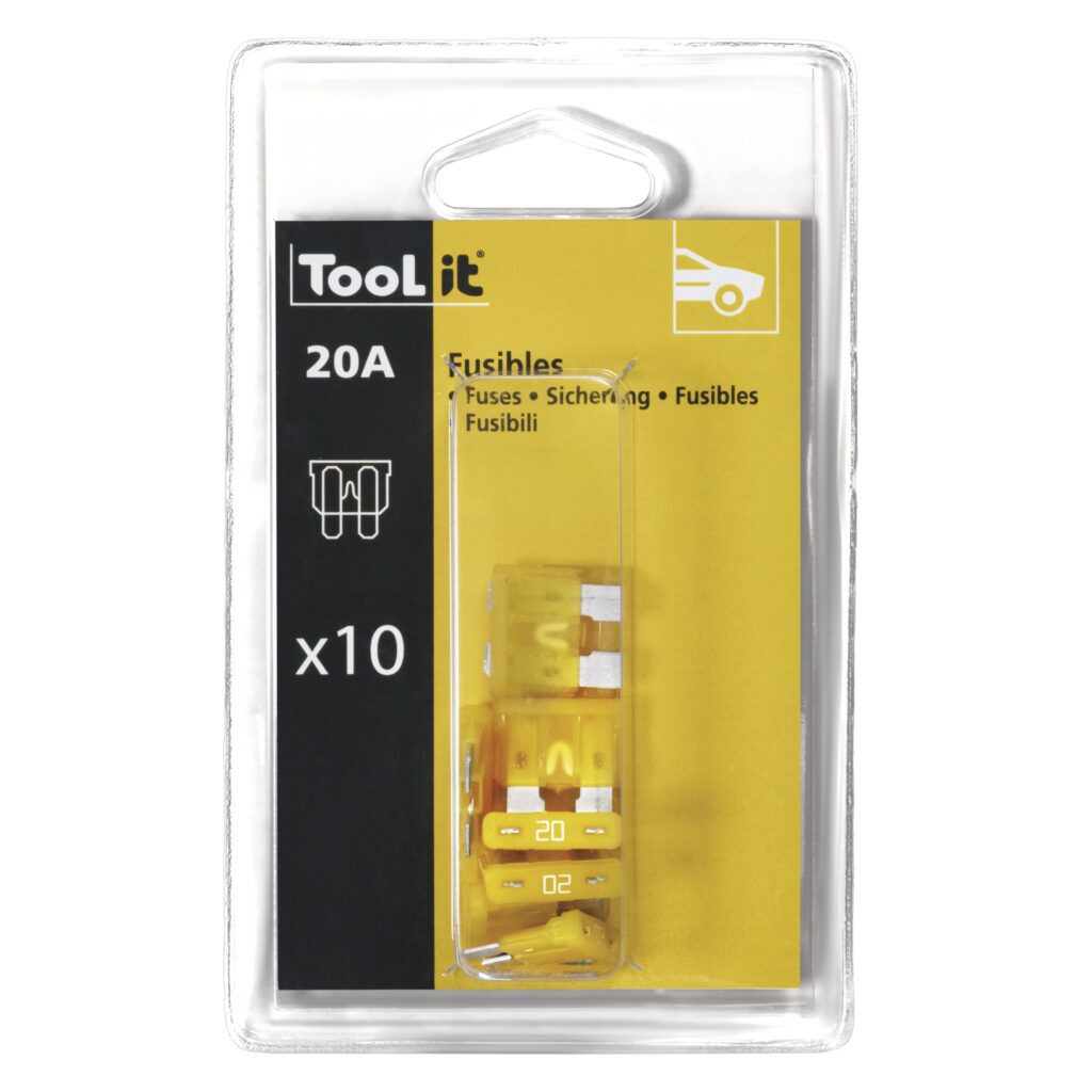 10X20A Fuses-Pack / Chargers-Blister