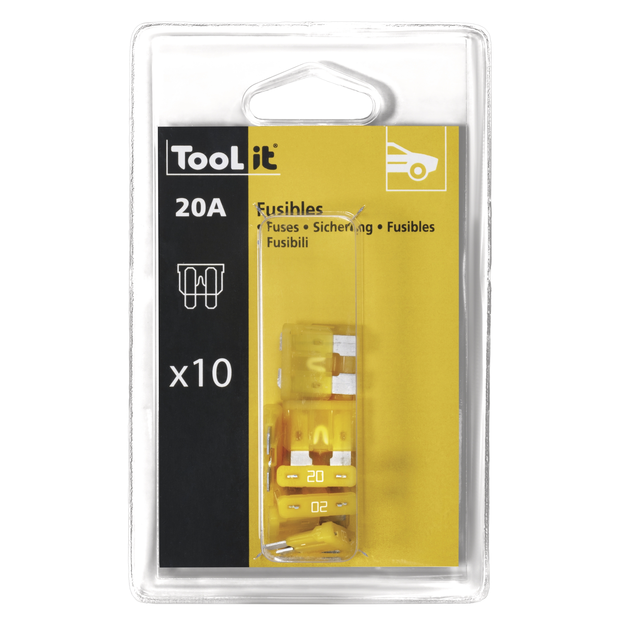 10X20A Fuses-Pack / Chargers-Blister 10X20A Fuses-Pack / Chargers-Blister