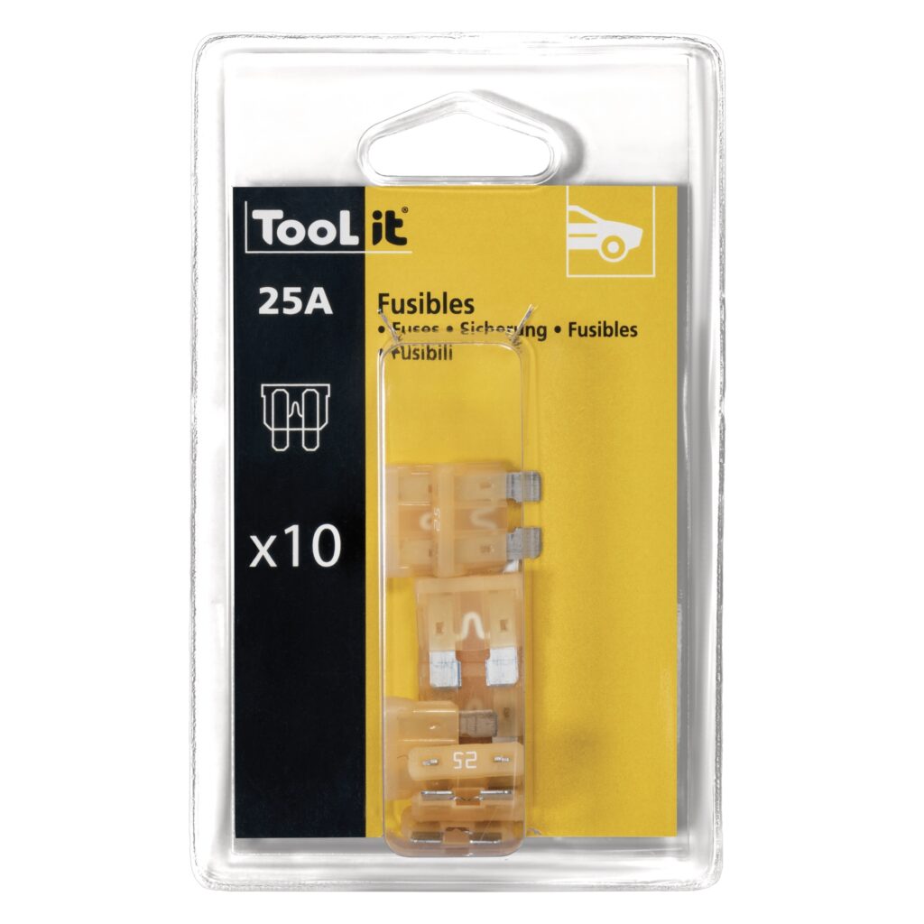 10X25A Fuses Pack / Chargers-Blister