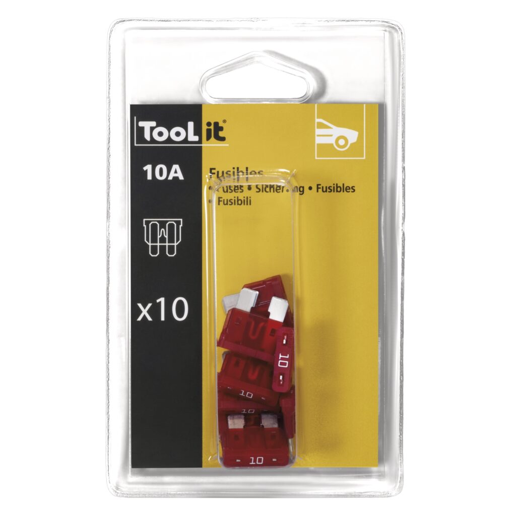 10X10A Fuses Pack / Chargers-Blister
