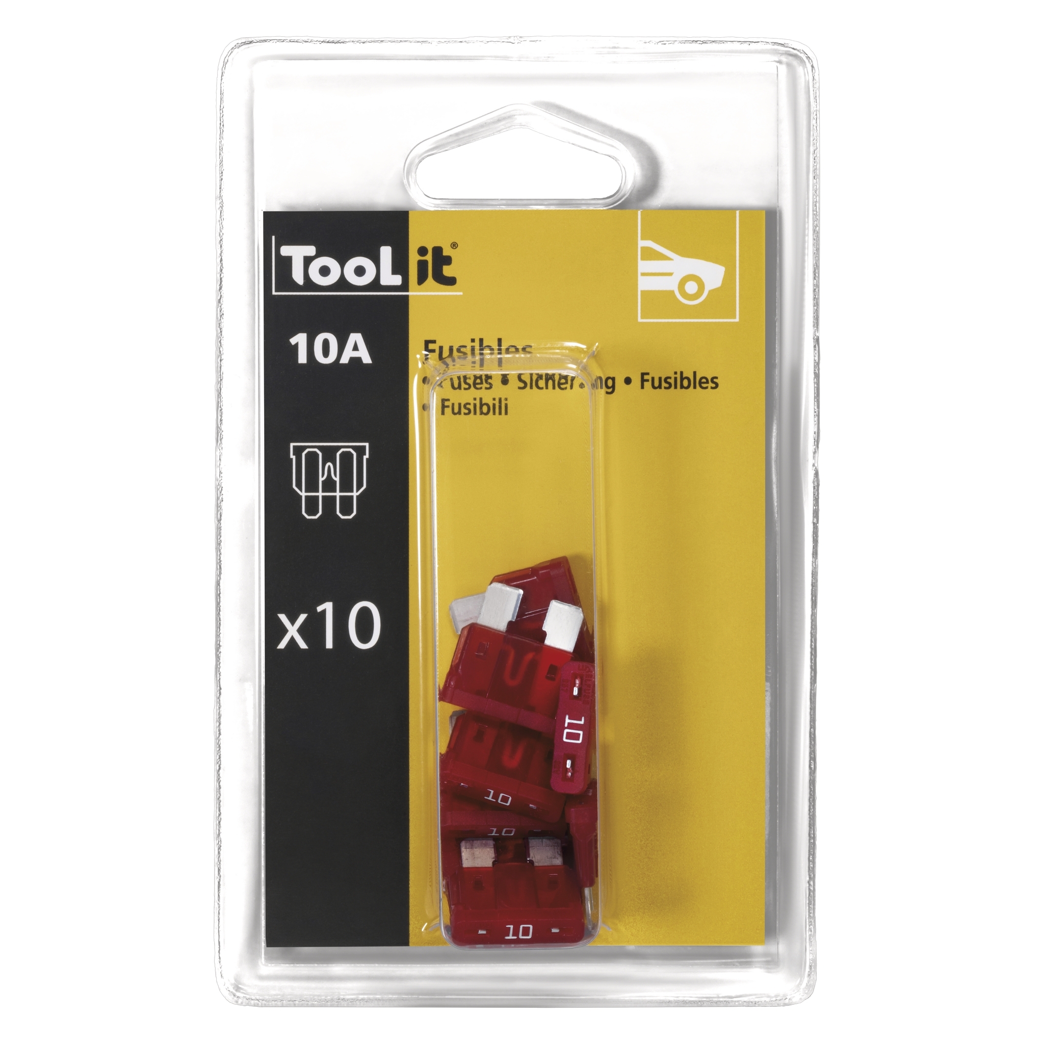 10X10A Fuses Pack / Chargers-Blister 10X10A Fuses Pack / Chargers-Blister
