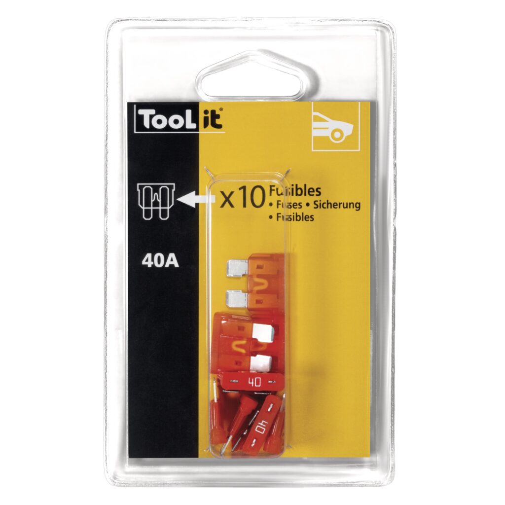 10X40A Fuses Pack / Chargers-Blister