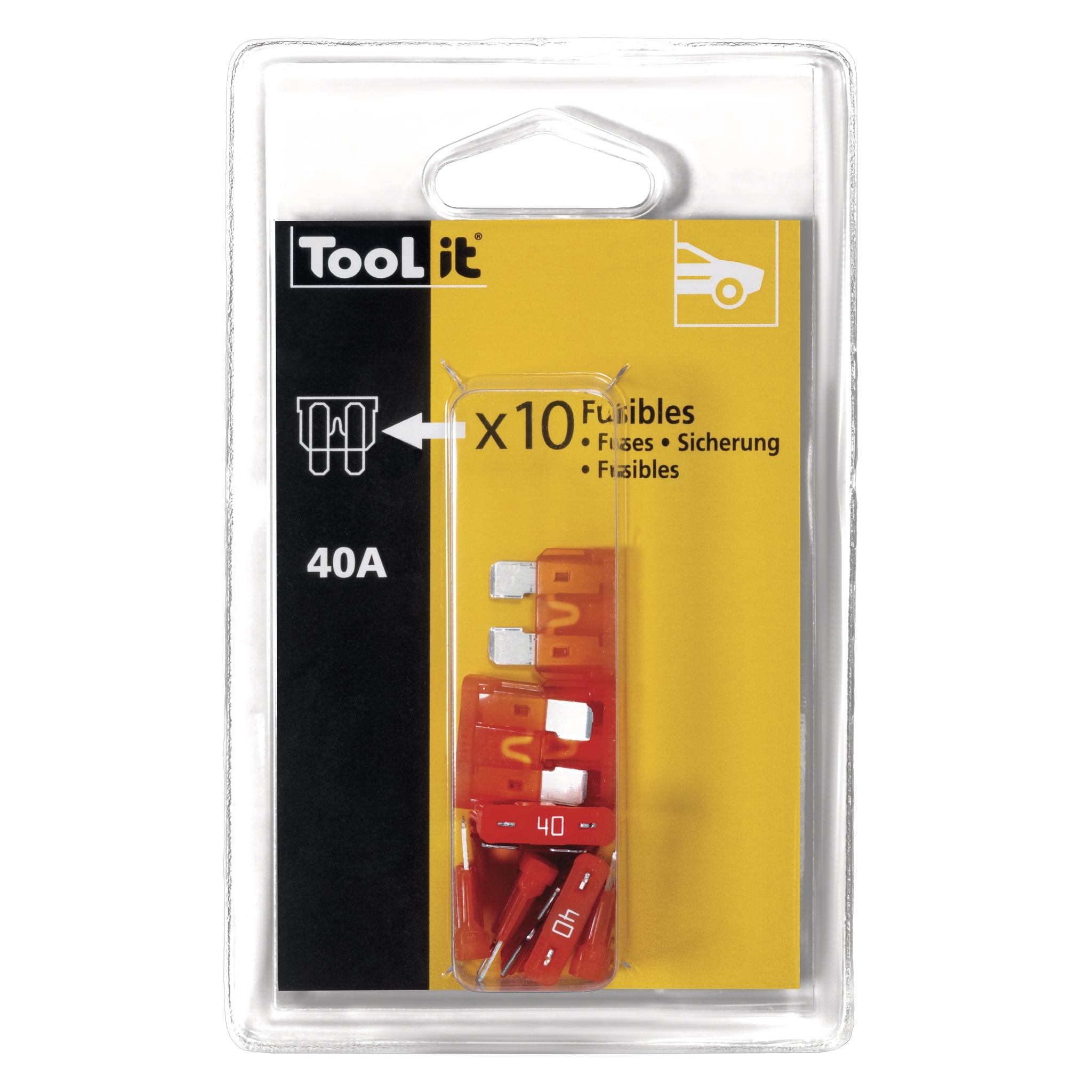 10X40A Fuses Pack / Chargers-Blister 10X40A Fuses Pack / Chargers-Blister