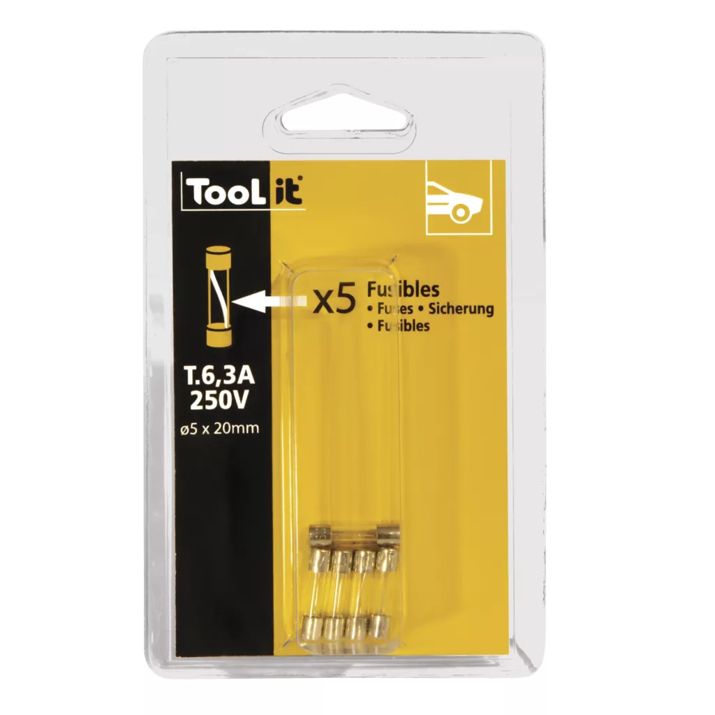5X6.3A 250V Delayed Fuse Blister-Pack / 30A Chargers