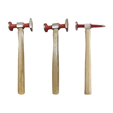 Planishing Kit (Set Of 3 Hammers & 4 Toe Dollies)