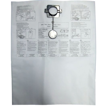5 Dust Bags For Pneumatic Extractor