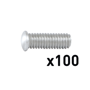 100 Threaded Studs Almg3 M4 X 16 For Spot Arcpull 100 Threaded Studs Almg3 M4 X 16 For Spot Arcpull