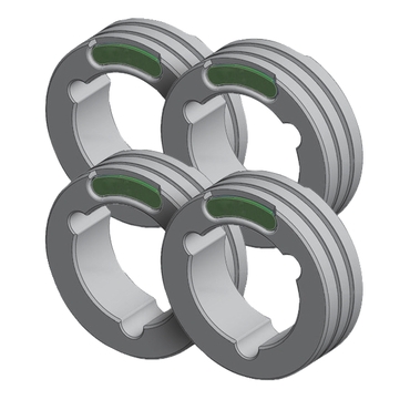 Set Of 4 Twin Drive Rolls – Steel Ø0.6/0.8 (Green/Blue)