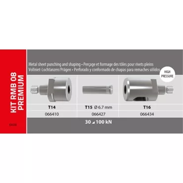 Premium Rmb 08 Die Kit For 10T/10Tpp Riveters (Ø6.7Mm/High Pressure)