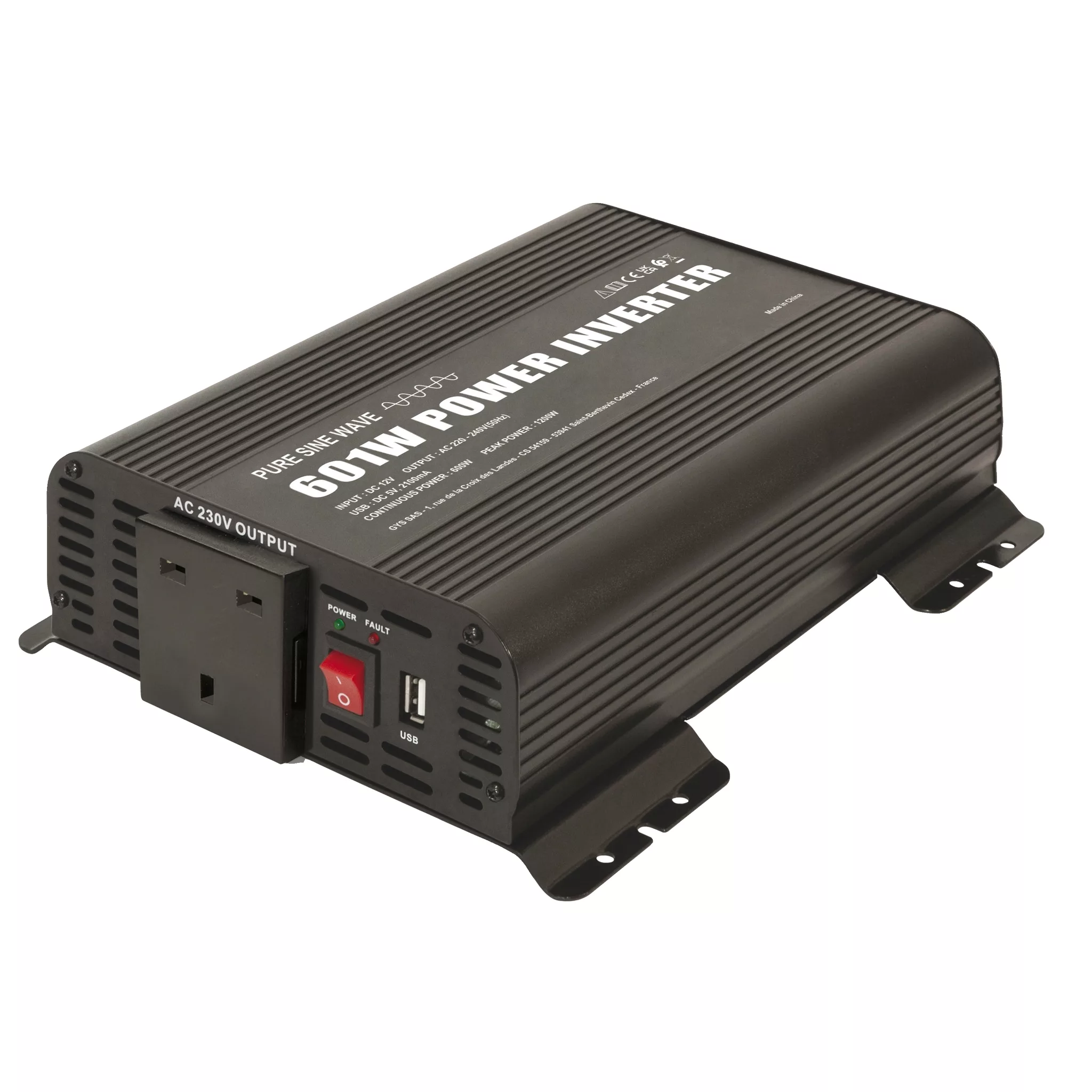 Power Inverter Psw 601W – 12V Power Inverter Psw 601W – 12V