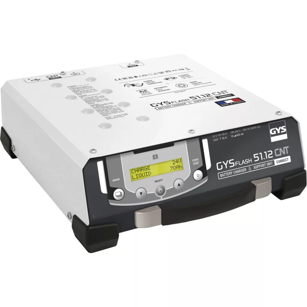 GYS GYSflash 51.12 Charger Cnt Fv 2.5M Cables