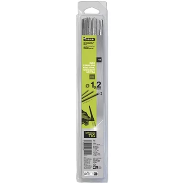 108 Tig Stainless Steel Rods (308L) Ø1,2 – 330Mm – Blister 0,33Kg 108 Tig Stainless Steel Rods (308L) Ø1,2 – 330Mm – Blister 0,33Kg