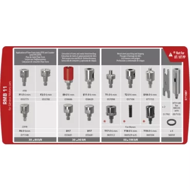 Rmb 11 Die Kit For 8T/10T Riveter (Gm)