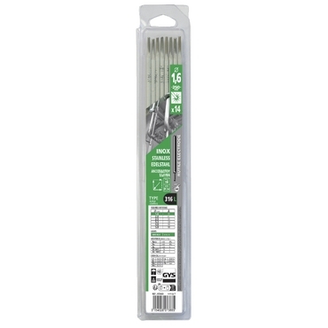 14 Stainless Steel Electrodes – 316L – Ø1.6 – (Blister)