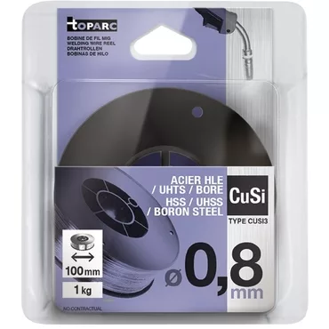 Mig Wire Reel Cusi3 Ø0.8 – 1 Kg D.100 – Ercusi-A / S Cu6560