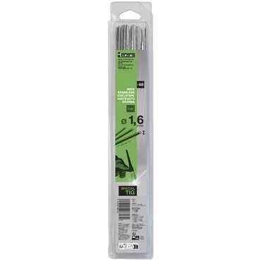 Tig Filler Rods (X60) – Stainless Steel (316L) Ø1.6 – 330Mm (Blister) Tig Filler Rods (X60) – Stainless Steel (316L) Ø1.6 – 330Mm (Blister)