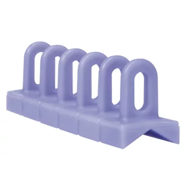 3 Plastic ring bars 6 x 35 x 156 mm – Violet – Special angle 3 Plastic ring bars 6 x 35 x 156 mm – Violet – Special angle